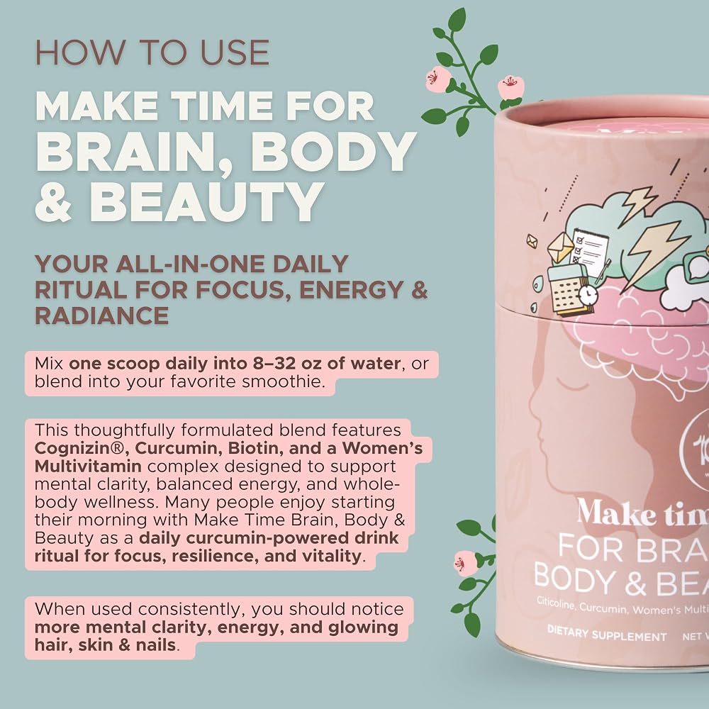 MAKE TIME Brain Health Powder for Women - 30 Servings - image 4