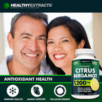 Healthy Extracts Citrus Bergamot Supplement 1200mg - 60 Capsules - image 3