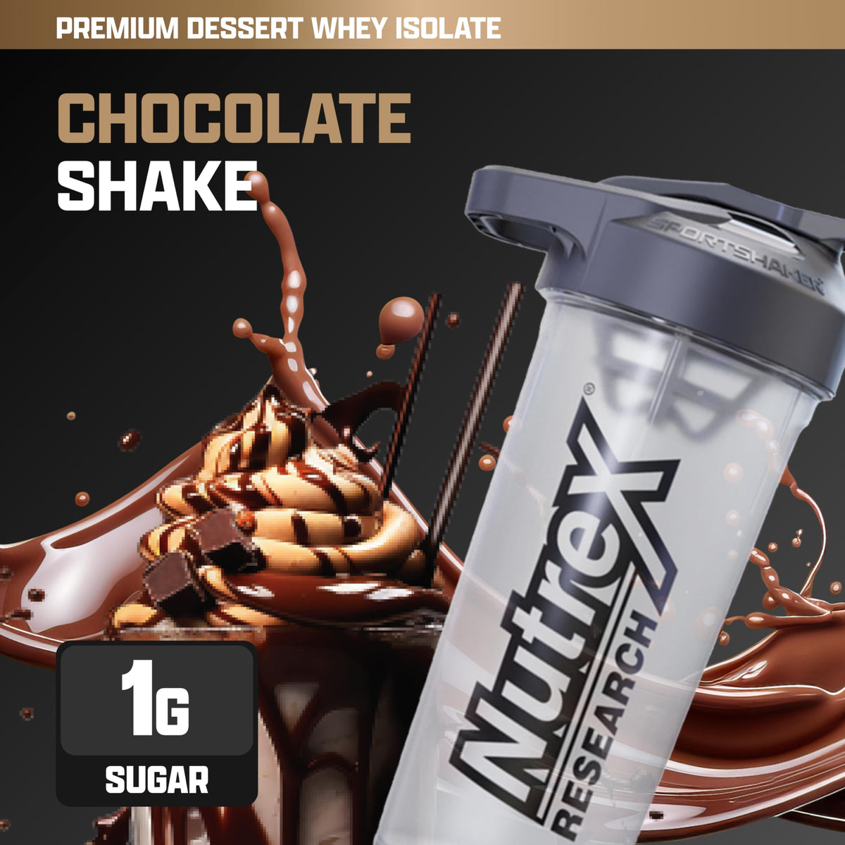 Nutrex Research IsoFit Whey Protein Powder Instantized 100% Whey