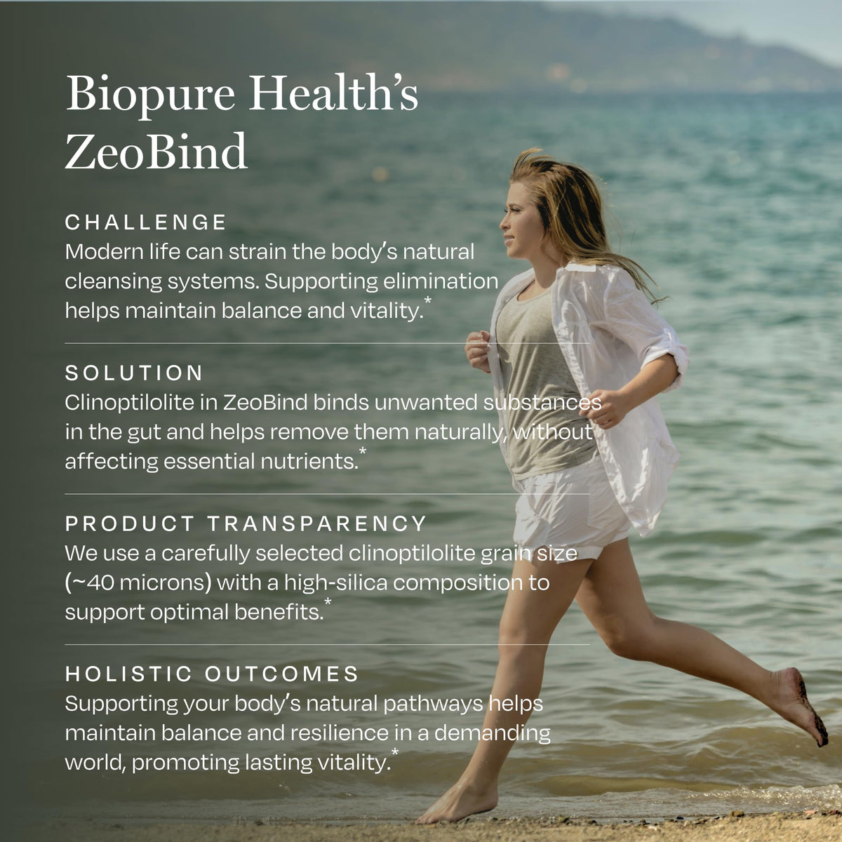 BioPure ZeoBind Natural Binding Support Powder - 137 Servings - image 4