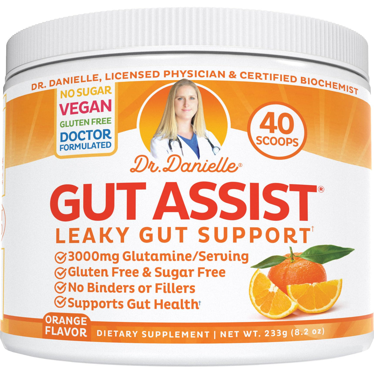 Doctor Danielle Gut Assist Leaky Gut Support Powder