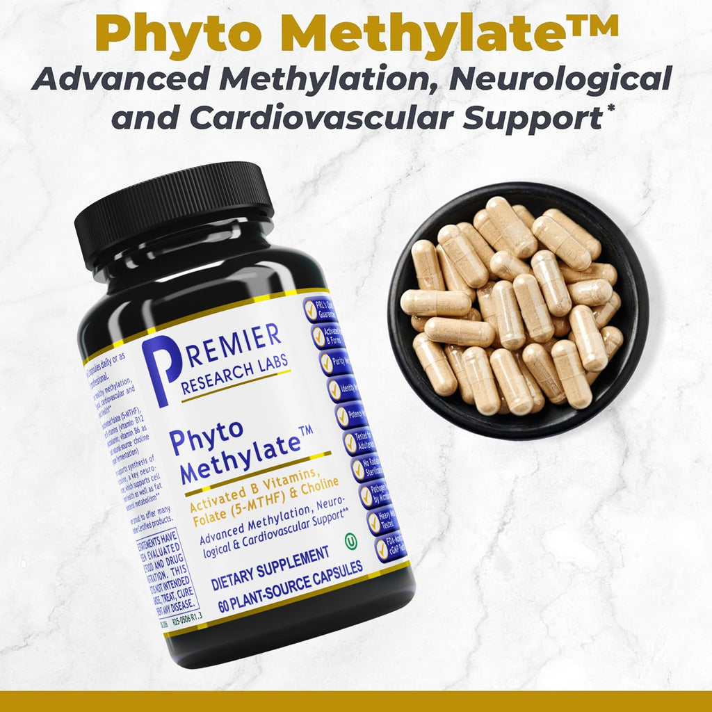 Premier Research Labs Phyto Methylate B-Complex - 60 Capsules - image 2