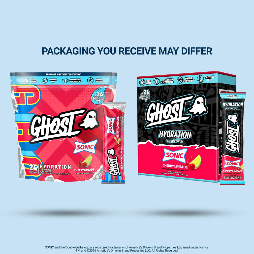GHOST Hydration Tub & Sticks, Electrolyte Powder