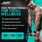 JYM Supplement Science Omega Fish Oil EPA DHA - 120 Softgels - image 3
