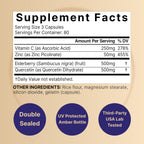 NatureBell Elderberry with Vitamin C, Zinc & Quercetin - 240 Capsules - image 2