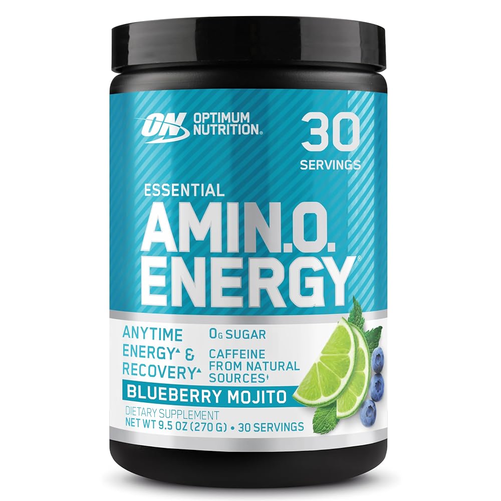 Optimum Nutrition Amino Energy Powder Blueberry Mojito - 9.5 Oz