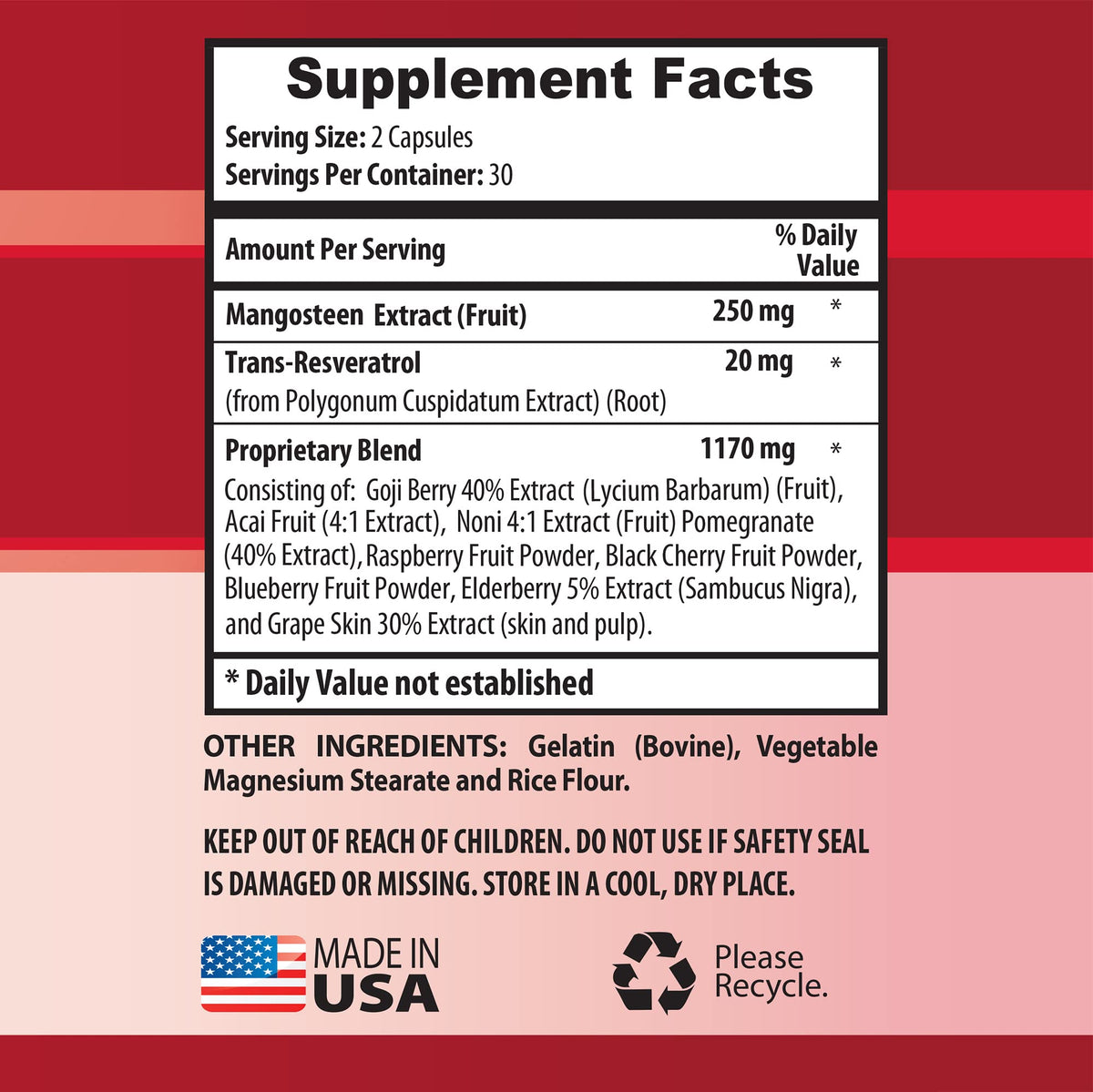 Health Solution Prime Mangosteen Fruit Extract Complex - 120 Capsules - image 5