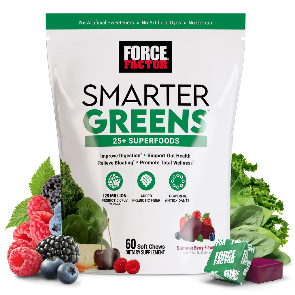 Force Factor Smarter Greens Superfood Chews