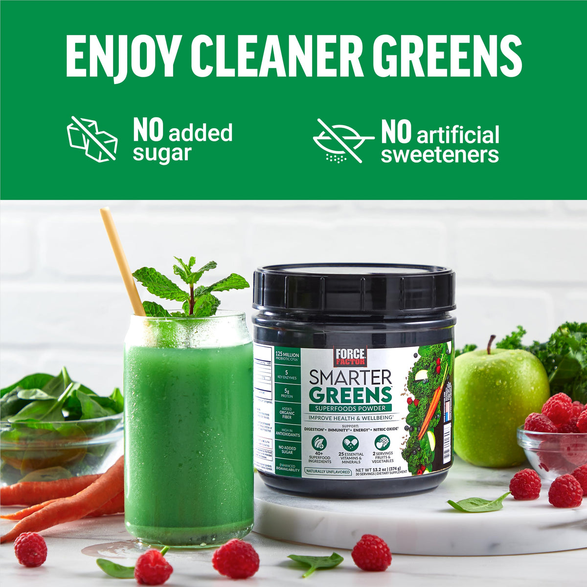 Force Factor Smarter Greens Superfoods Powder