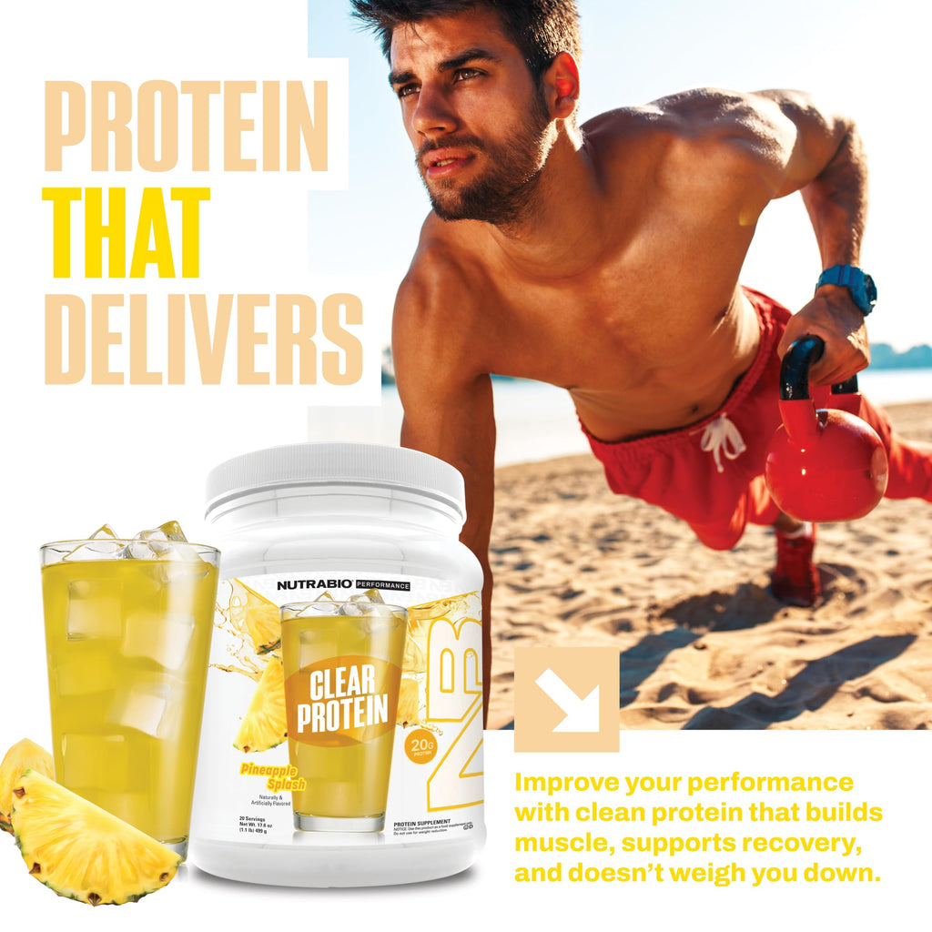 NutraBio Clear Whey Protein Isolate