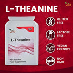 Ved L-Theanine 300 mg for Relaxation & Focus - 90 Capsules - image 3
