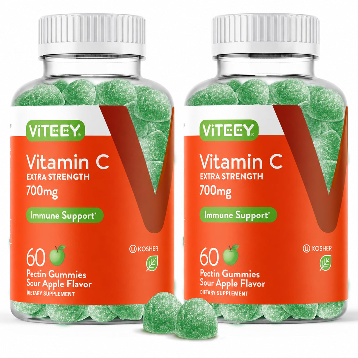 Viteey Vitamin C Gummies for Adults & Teens