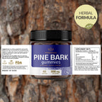 HERBAMAMA Pine Bark Extract Gummies 300mg Antioxidant Support - 60 Gummies - image 7