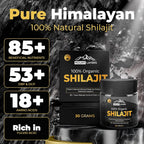 Mount Layers Organic Shilajit Resin with Fulvic Acid - 30g Jar - image 3
