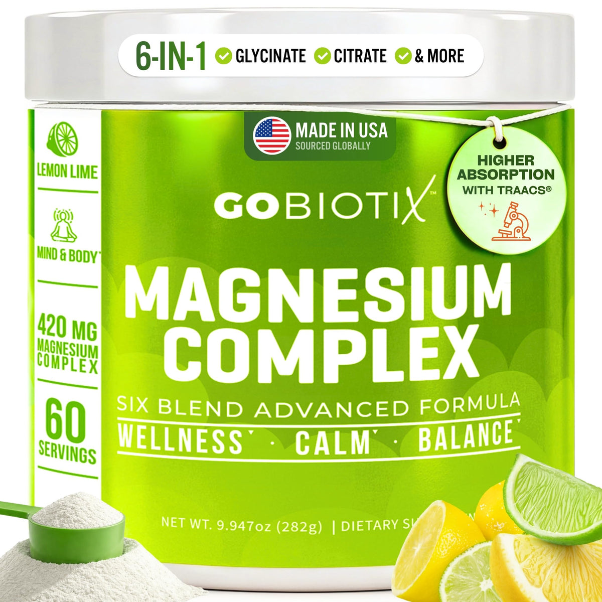 GOBIOTIX Magnesium Glycinate Powder