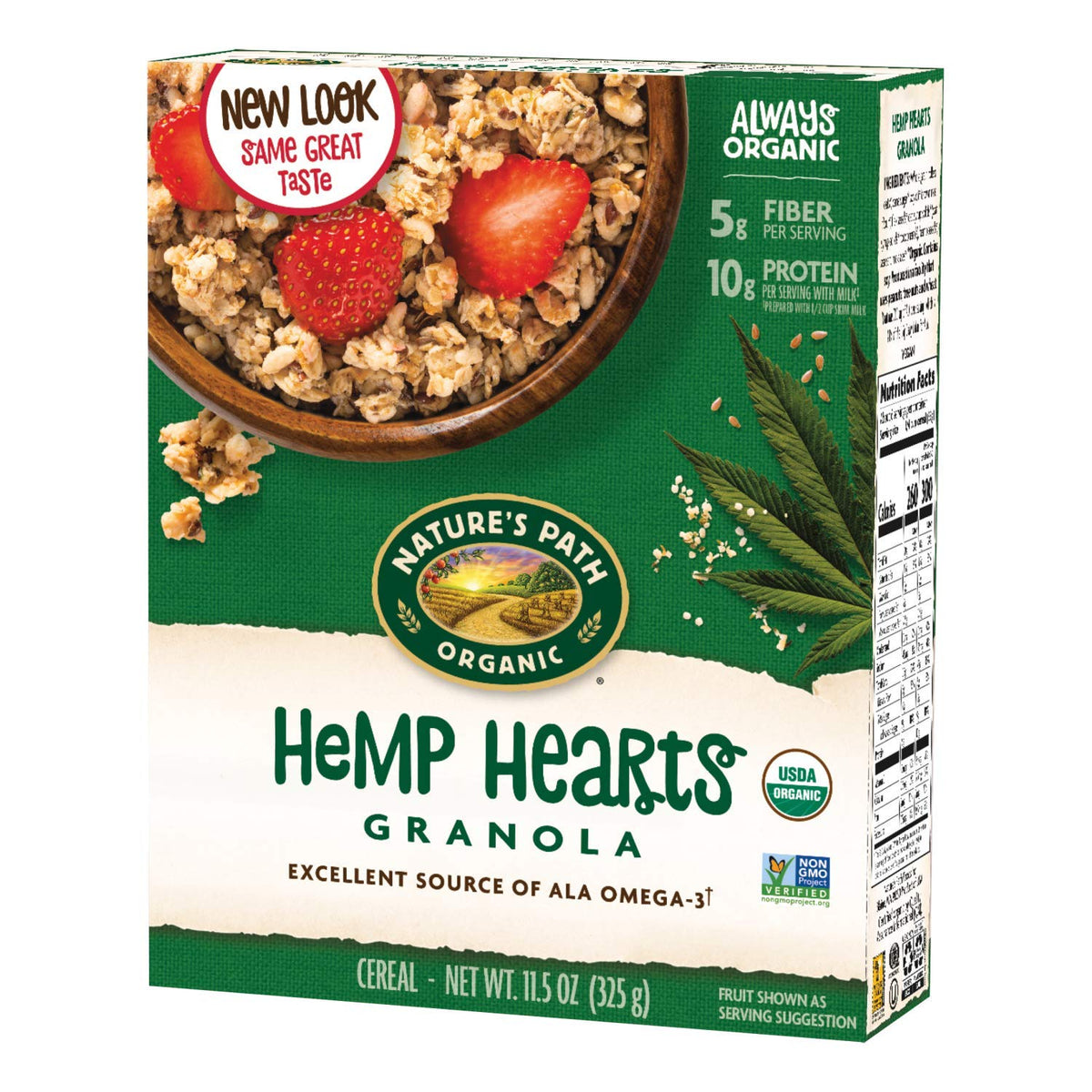 Nature's Path Organic Hemp Hearts Granola - 6 x 11.5 oz