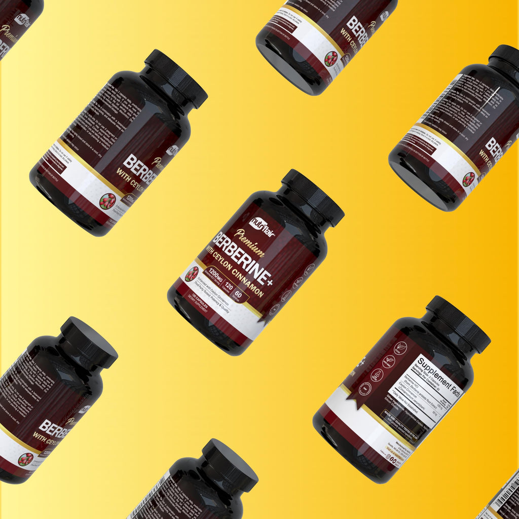 NutriFlair Berberine HCl 1200mg with Ceylon Cinnamon - 120 Capsules - image 7