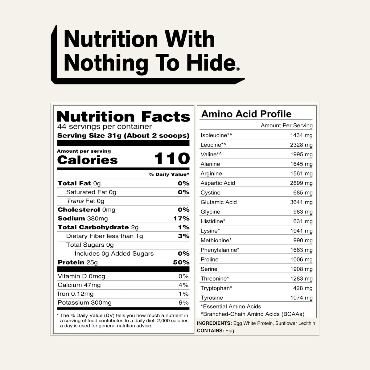NAKED Egg White Protein Powder Unflavored - 3 Pounds - image 5