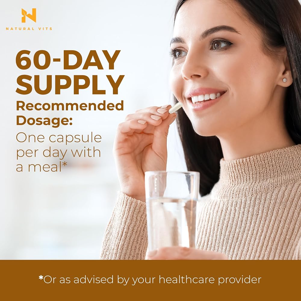 NATURAL VITS Vitamin D3 Capsules for Immune & Bone Support - 60 Servings - image 5