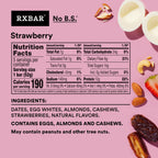 RXBAR Protein Bars, 12g Protein, Gluten Free Snacks, Strawberry, 22oz