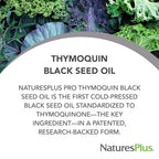NaturesPlus PRO ThymoQuin Black Seed Oil 500 mg - 60 Softgels - image 2