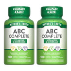Nature's Truth ABC Complete Vitamins + Minerals Multivitamin - 100 Caplets
