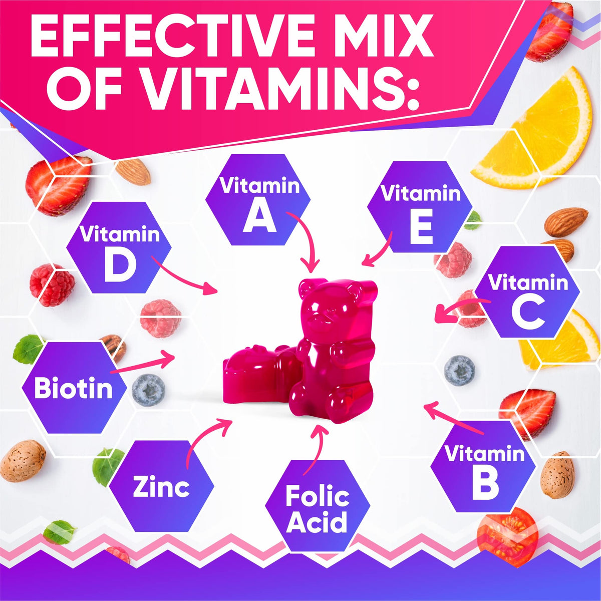 NuttraFaza Vegetarian Multivitamin Gummies for Women - 90 Gummies - image 6