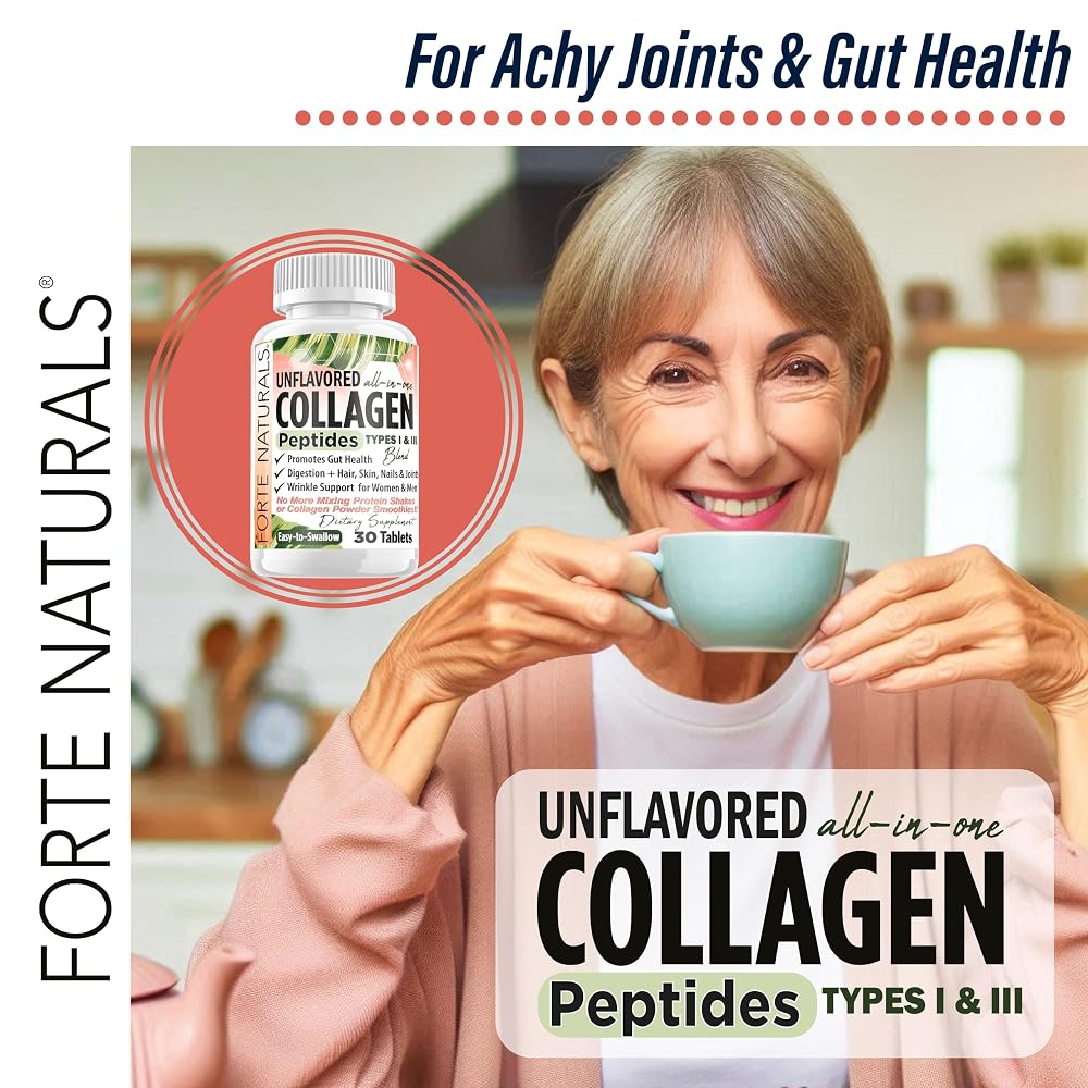FORTE NATURALS Collagen Peptide Capsules - 30 Tablets - image 6