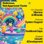 MEGNETA Kids Multivitamin & Omega Gummies with Fish Oil - 60 Gummies - image 5