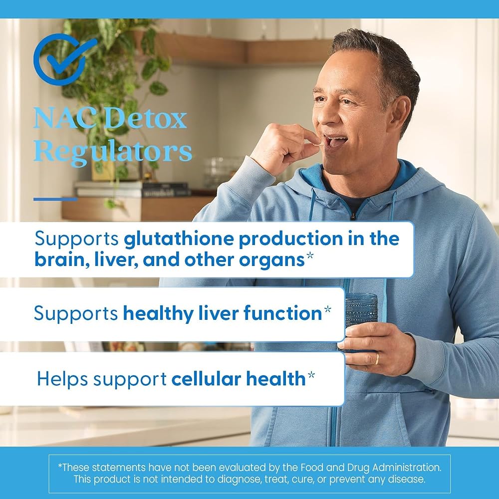 Doctor's Best NAC Detox Regulators Supplement - 180 Vegetarian Capsules - image 6
