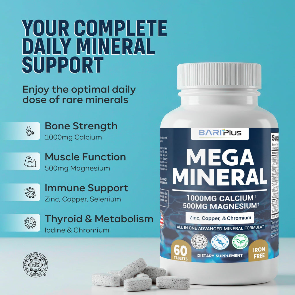 BARIPLUS Mega Mineral Complete Complex - 60 Tablets - image 4