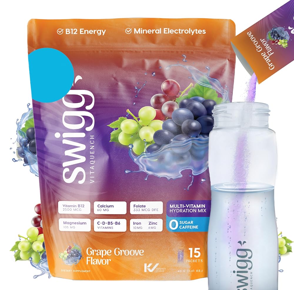 Swigg Sugar Free Electrolytes Powder Packets - Mens Multivitamin