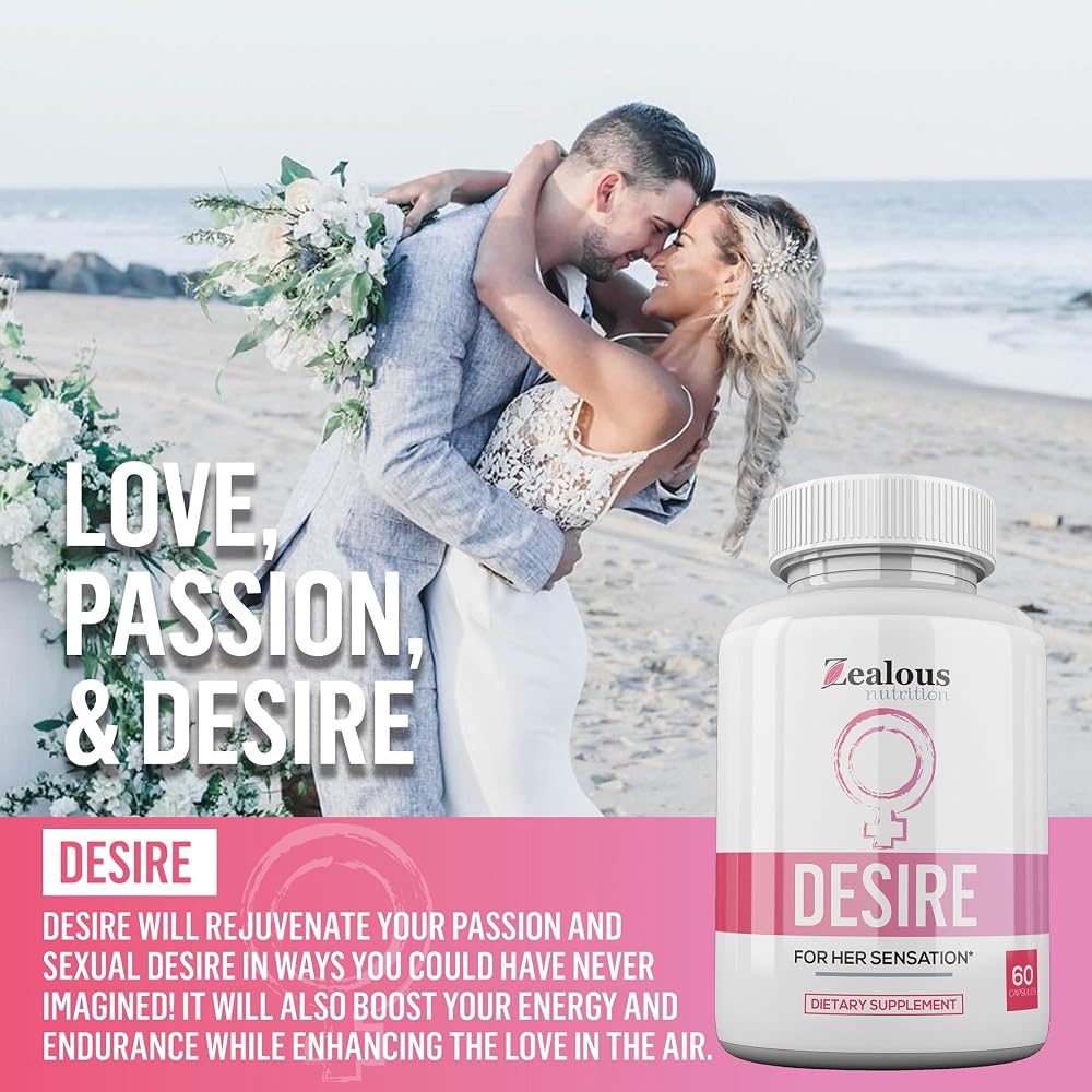Zealous Nutrition Desire Female Drive Enhancement Capsules - 60 Capsules - image 2
