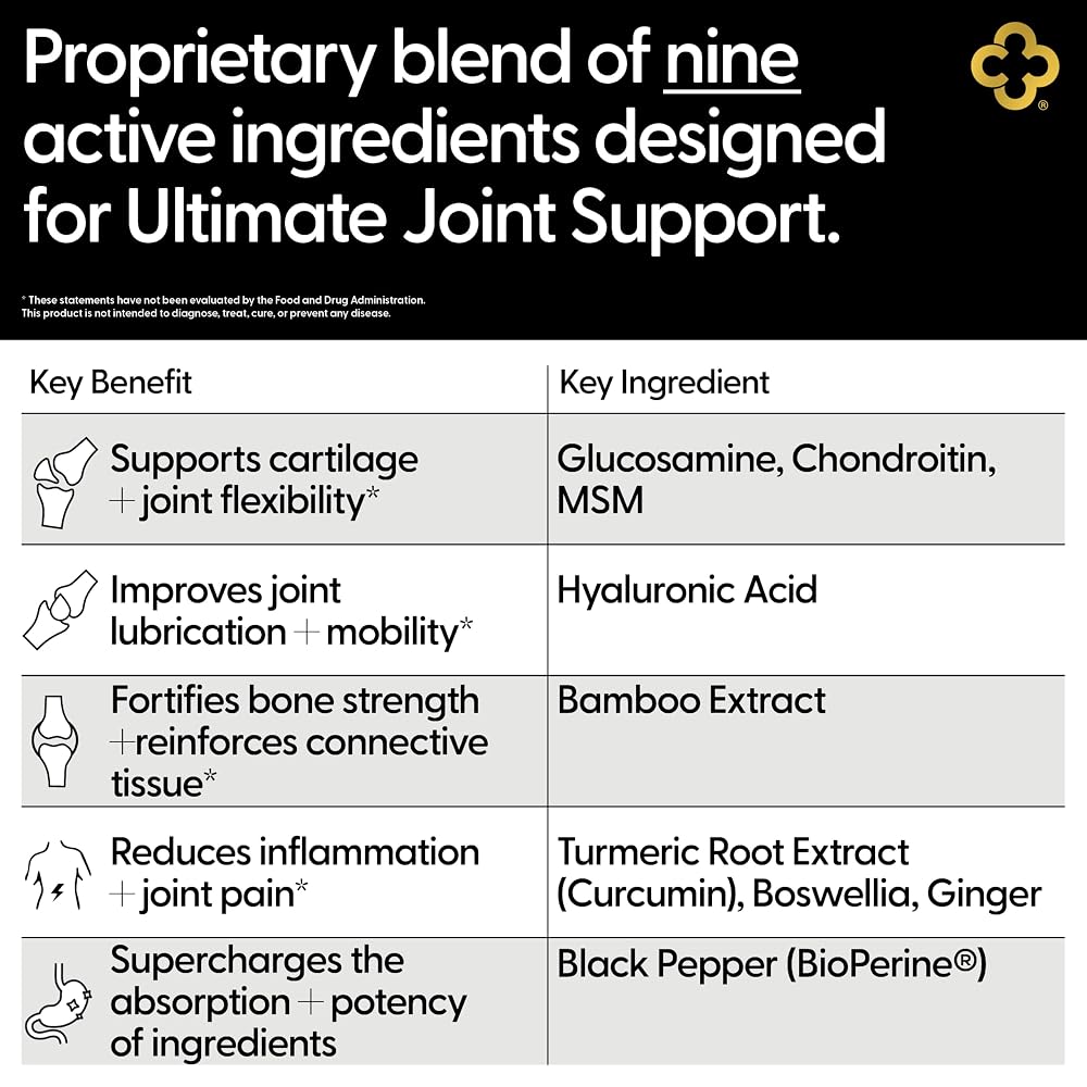 Campio All-In-1 Joint Support Supplement - 90 Capsules - image 5