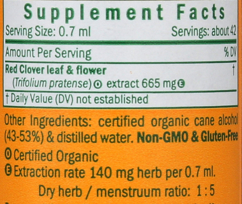 Herb Pharm Certified Organic Red Clover Extract