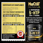 NUQIIT 5-HTP 200mg with GABA & L-Theanine - 60 Capsules - image 5