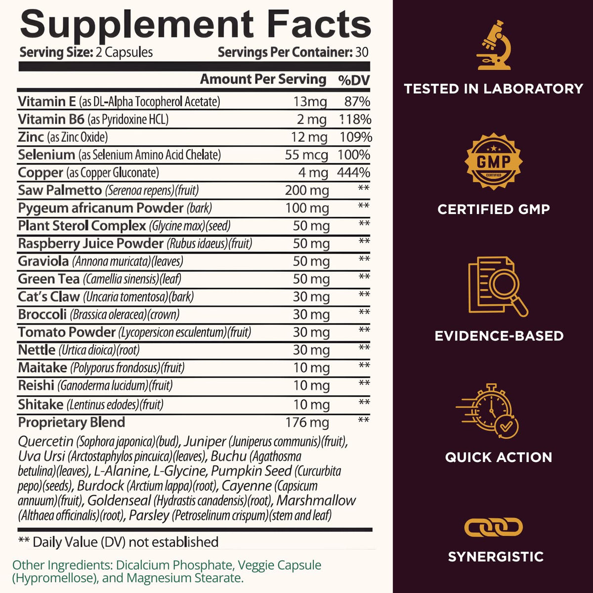 TODICAMP Ultra Prostate Formula with Saw Palmetto - 60 Capsules - image 2