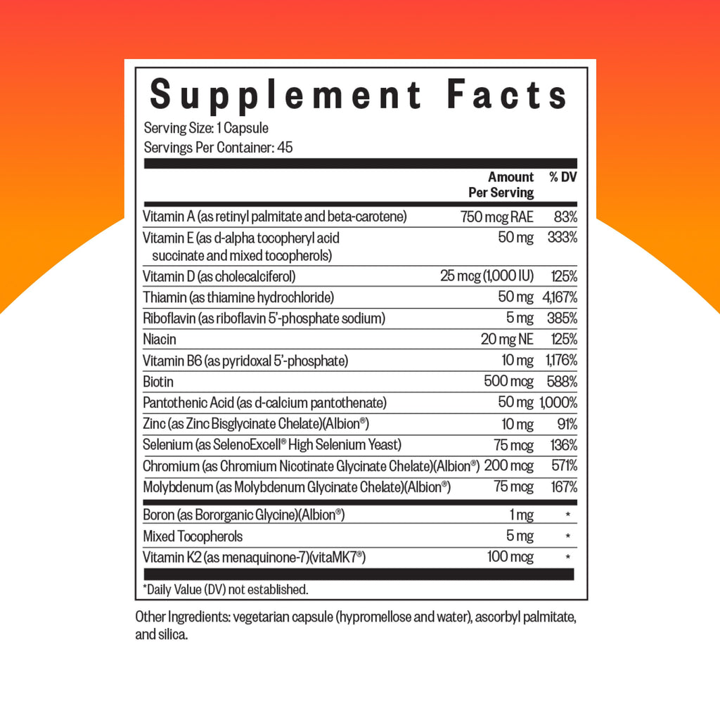 Seeking Health Multivitamin One Sensitive - 45 Vegetarian Capsules - image 2