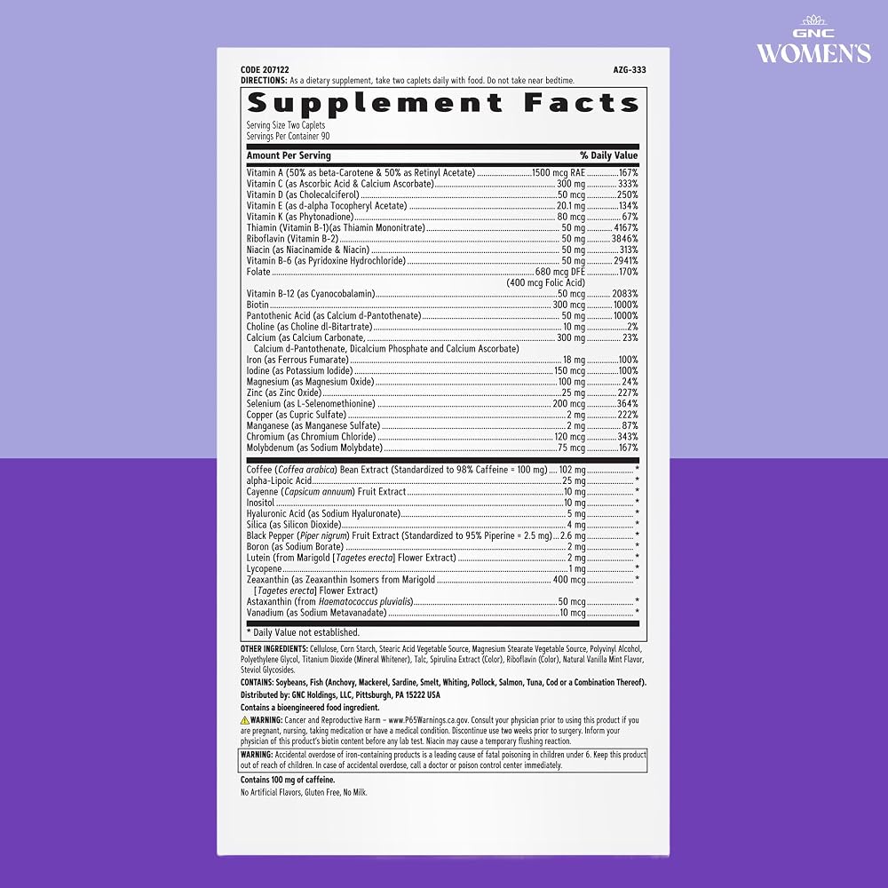 GNC Women’s Energy and Metabolism Multivitamin