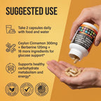 Clean Nutraceuticals Ceylon Cinnamon Berberine Turmeric 16-in-1 - 60 Capsules - image 6