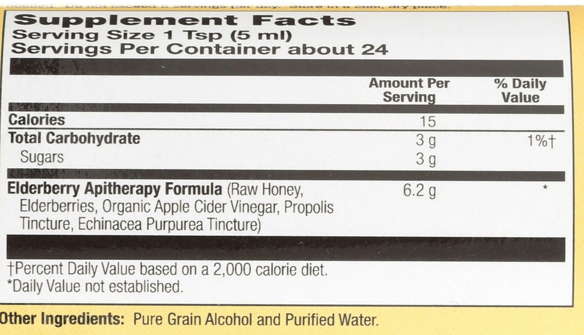 Honey Gardens Elderberry Extract Syrup for Immune Support - 4 Fl Oz - image 4