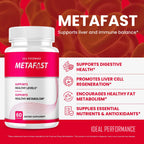 IDEAL PERFORMANCE Metafast Pills - 60 Capsules - image 2