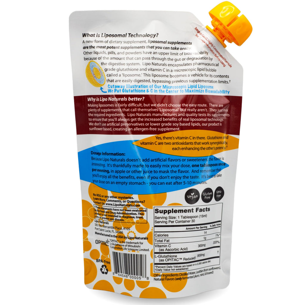Lipo Naturals Liposomal Glutathione Liquid Immunity Formula - image 8