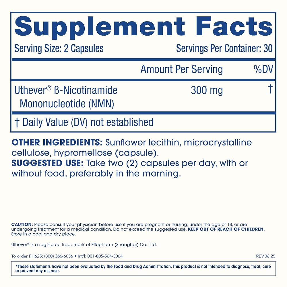 ProHealth Liposomal NMN Pro 300 (60 Capsules) Clinically Studied