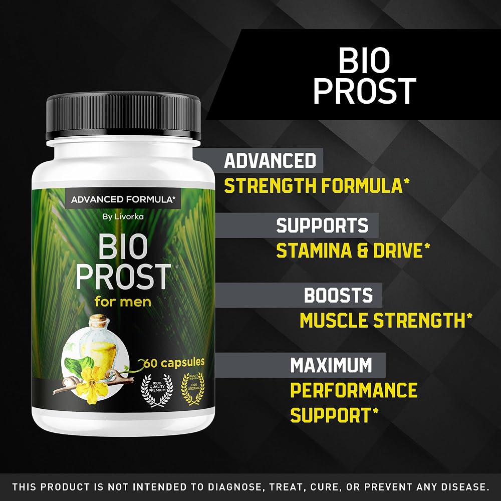 LIVORKA BioProst for Men Supplement - 300 Capsules - image 2