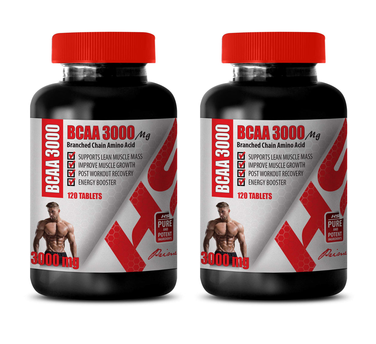 Healthy Supplements LLC BCAA 3000MG Branched Chain Amino Acid - 240 Tablets