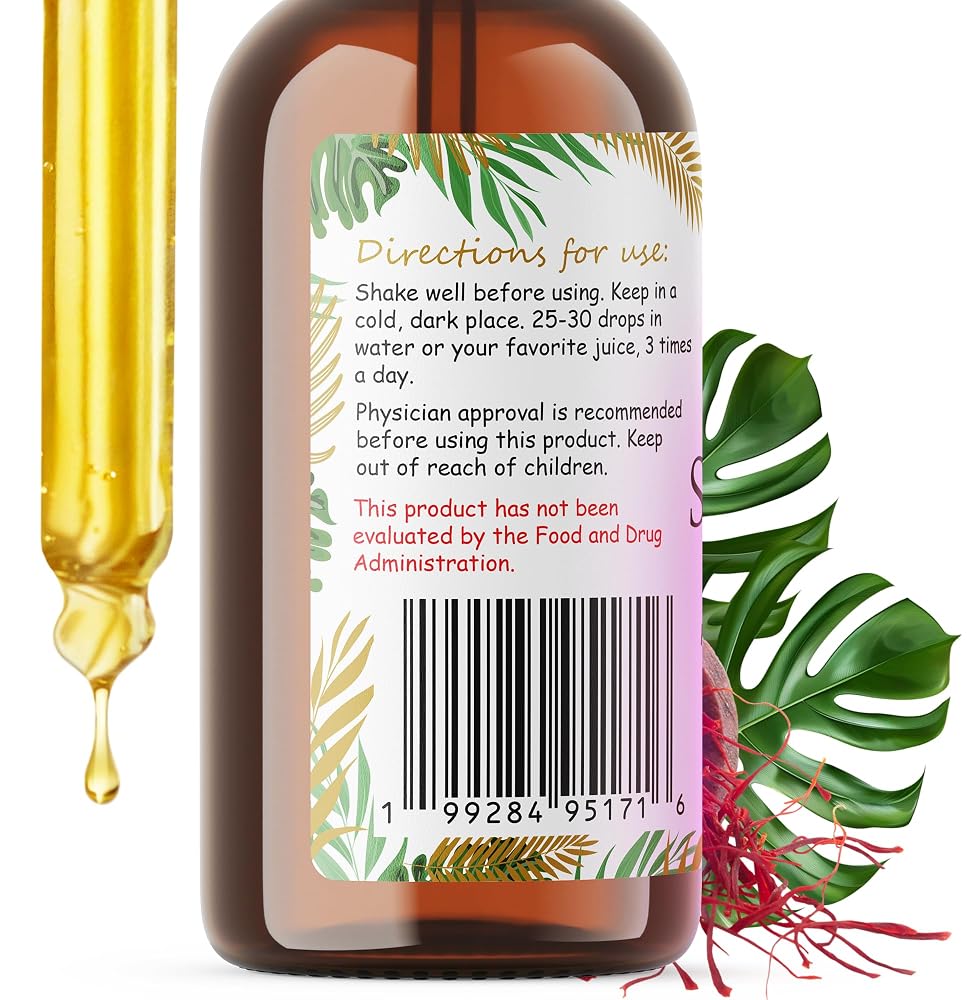 Herbal Wellness Hawaii Saffron Drops Liquid Extract - 4 fl oz - image 6