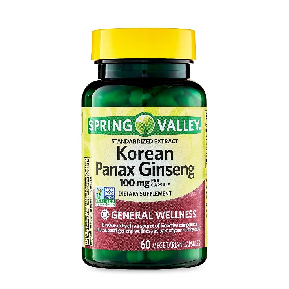 Convergence Korean Panax Ginseng 100 mg - 60 Vegetarian Capsules