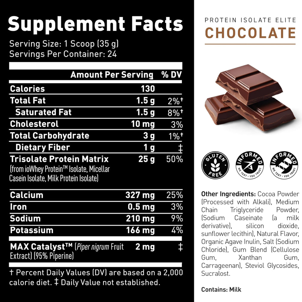 Kaged Whey Elite Protein Isolate Powder
