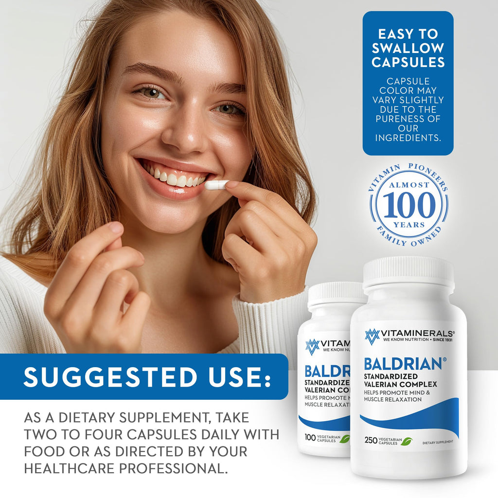 Vitaminerals 33 Baldrian® Original Natural Relaxing Support